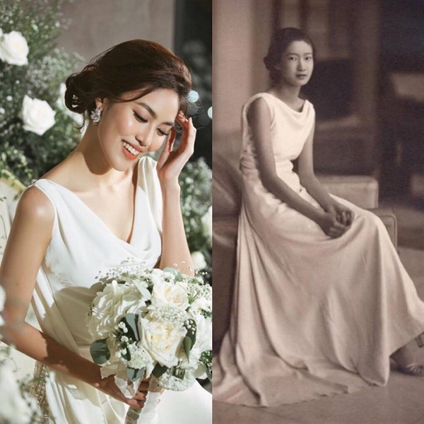 Hoàng hậu Ha Ji Won rạng rỡ với váy trắng