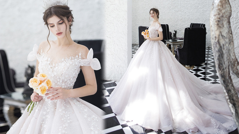 Cho thuê áo váy cưới đẹp  phong cách Châu Âu  Nicole Bridal