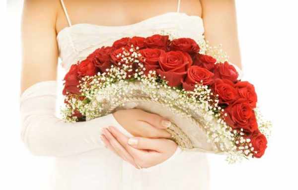 hoa cưới cầm tay dạng quạt 2