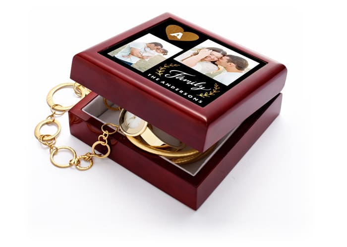 A cute keepsake box to be used as a gift.