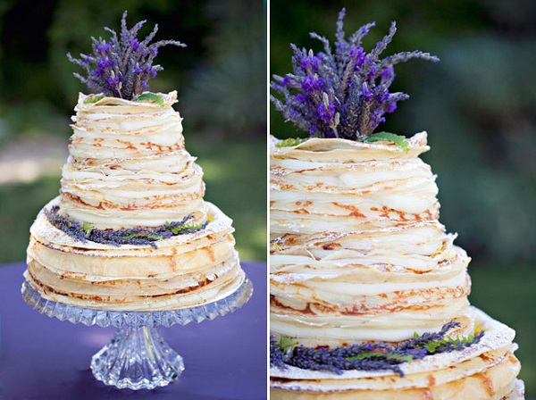 bánh cưới hoa tươi lavender