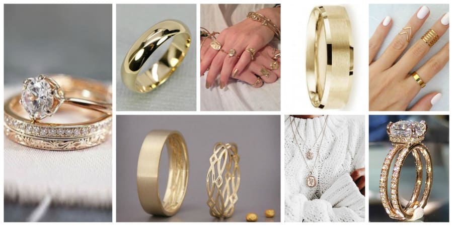 Vàng trắng - Vàng - Vàng hồng, màu nào thật sự phù hợp với nhẫn cưới của bạn?